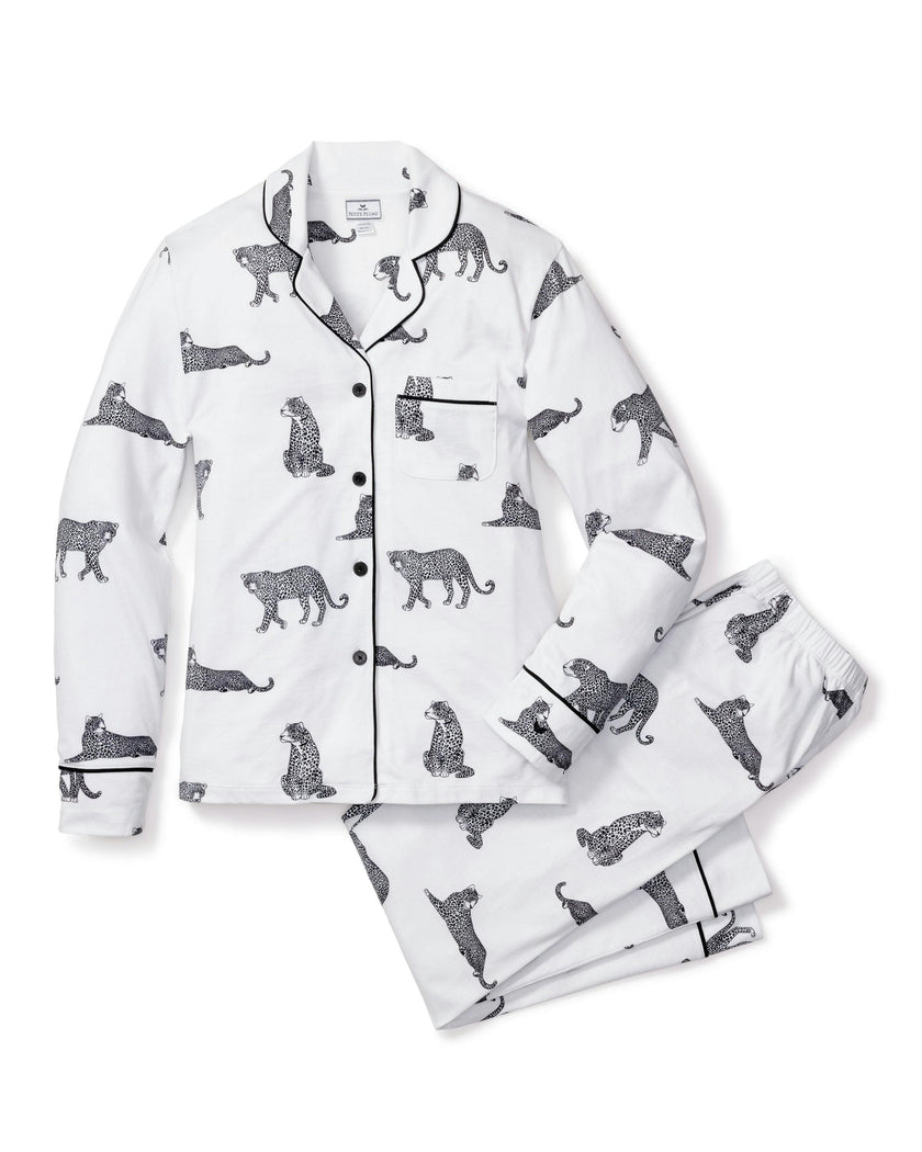 Women's Pima Pajama Set in Panthère de Paris