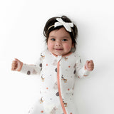 Cats Zippered Footie