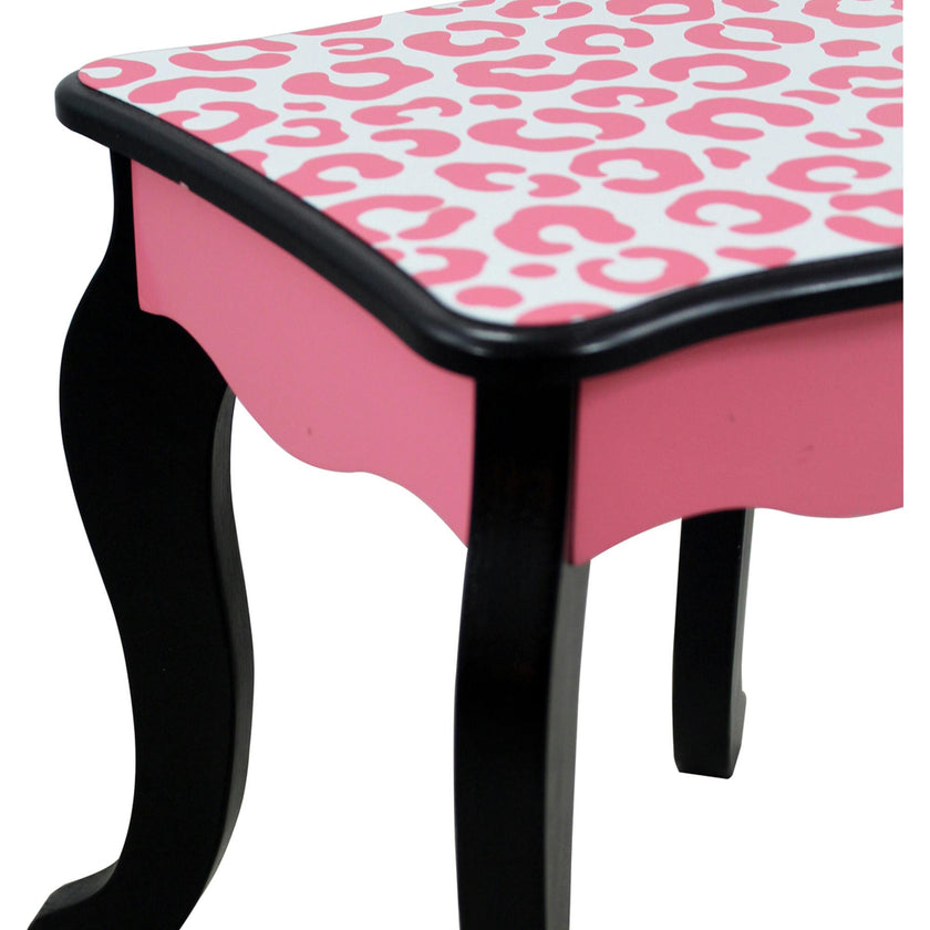 Teamson Kids Wooden Leopard 2-pc. Vanity Set