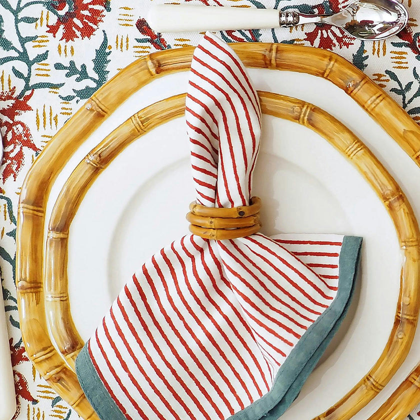 Block-Printed Table Napkins