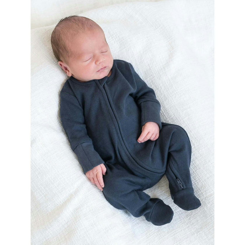 Kit Ribbed Zipper Sleeper