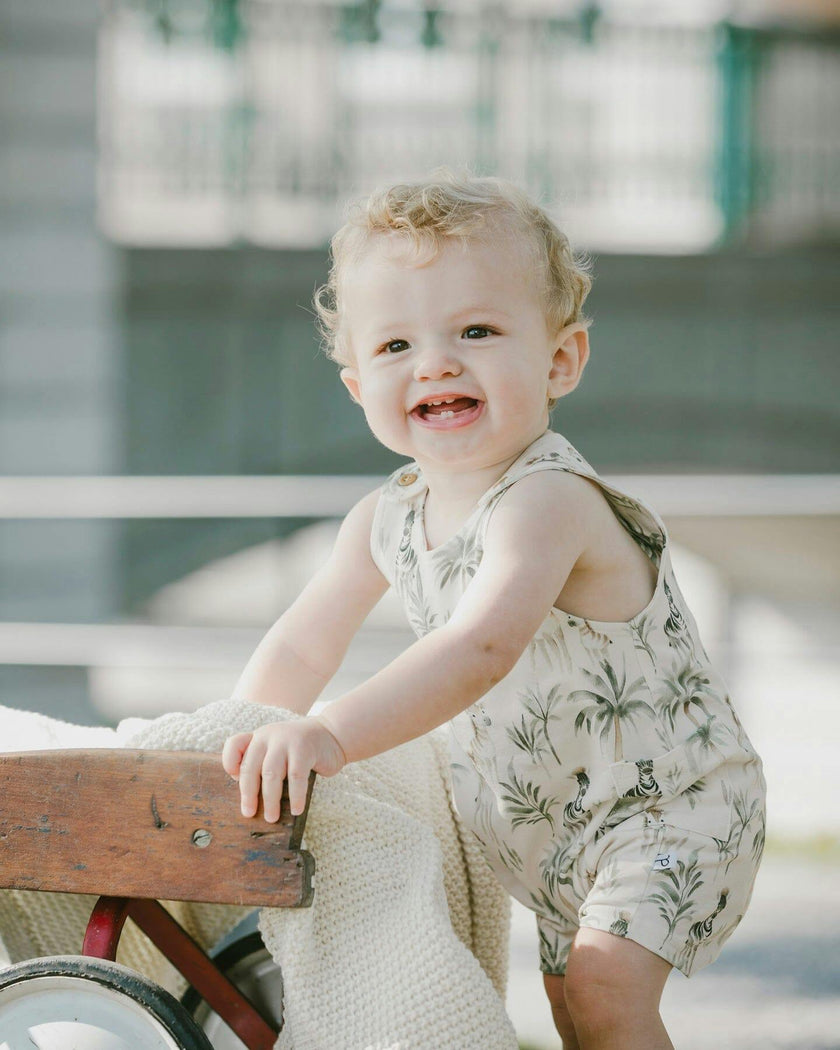 Organic Cotton Jersey Romper