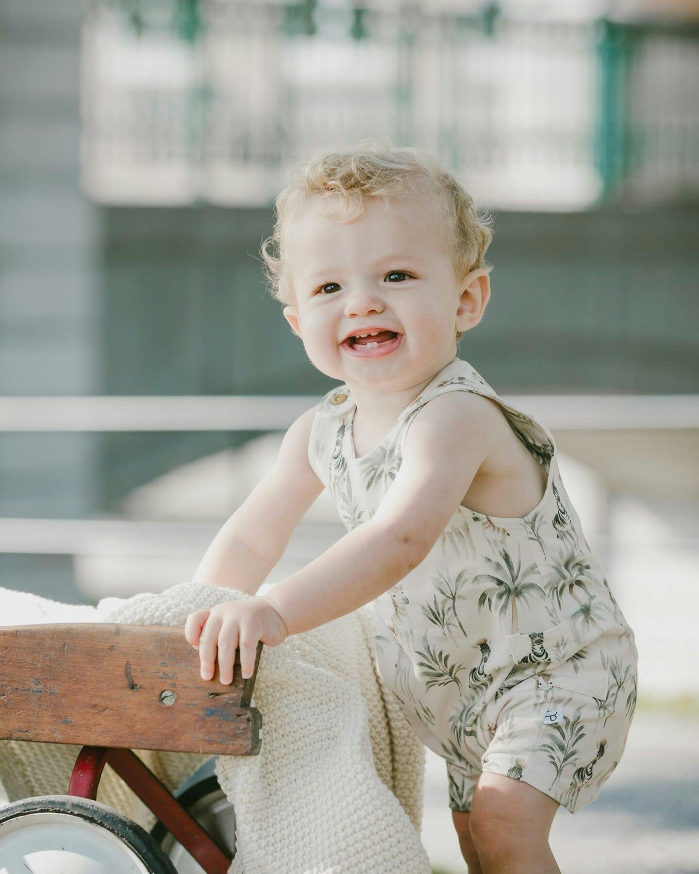 Organic Cotton Jersey Romper