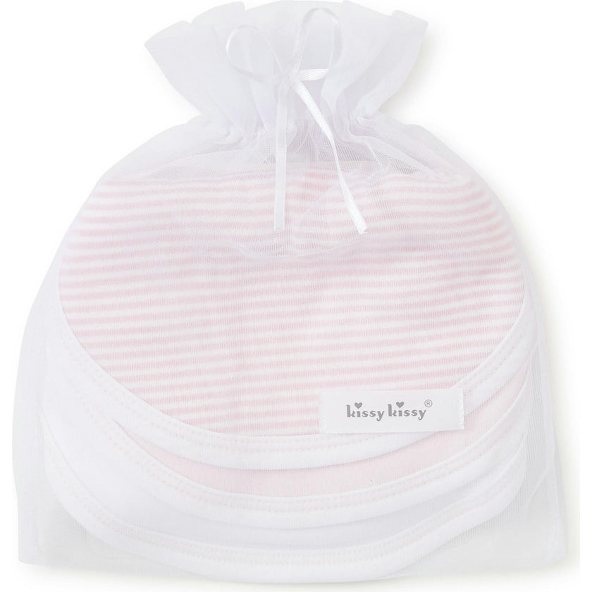 3pc Striped Bib Set