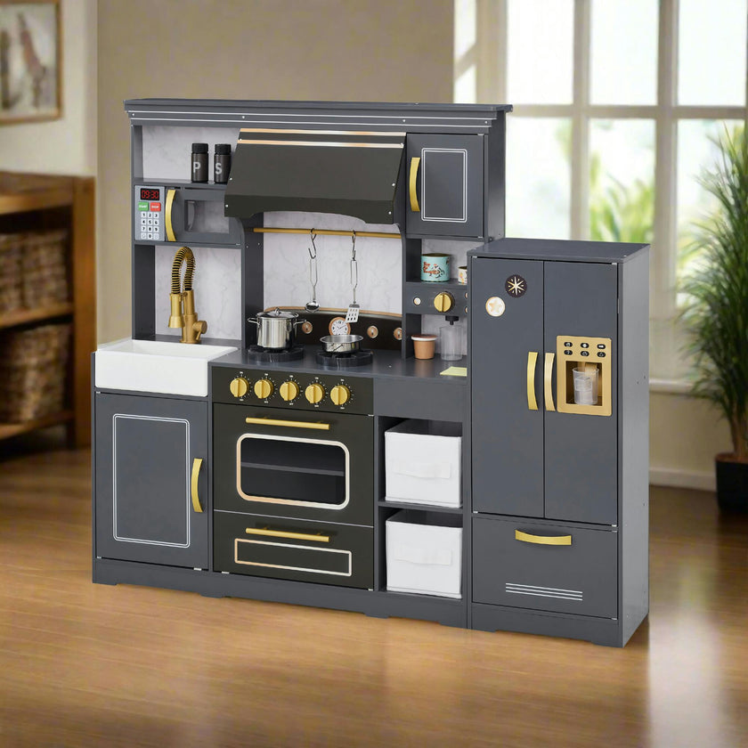 Teamson Kids Little Chef Colonie Play Kitchen With Accessories