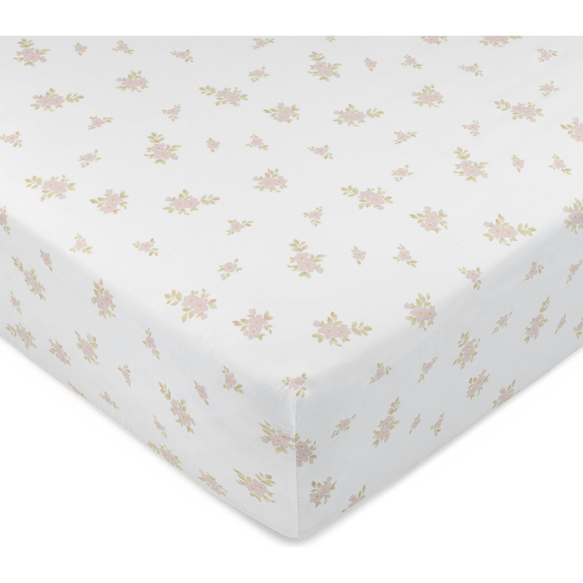 Jardin Floral Print Crib Sheet