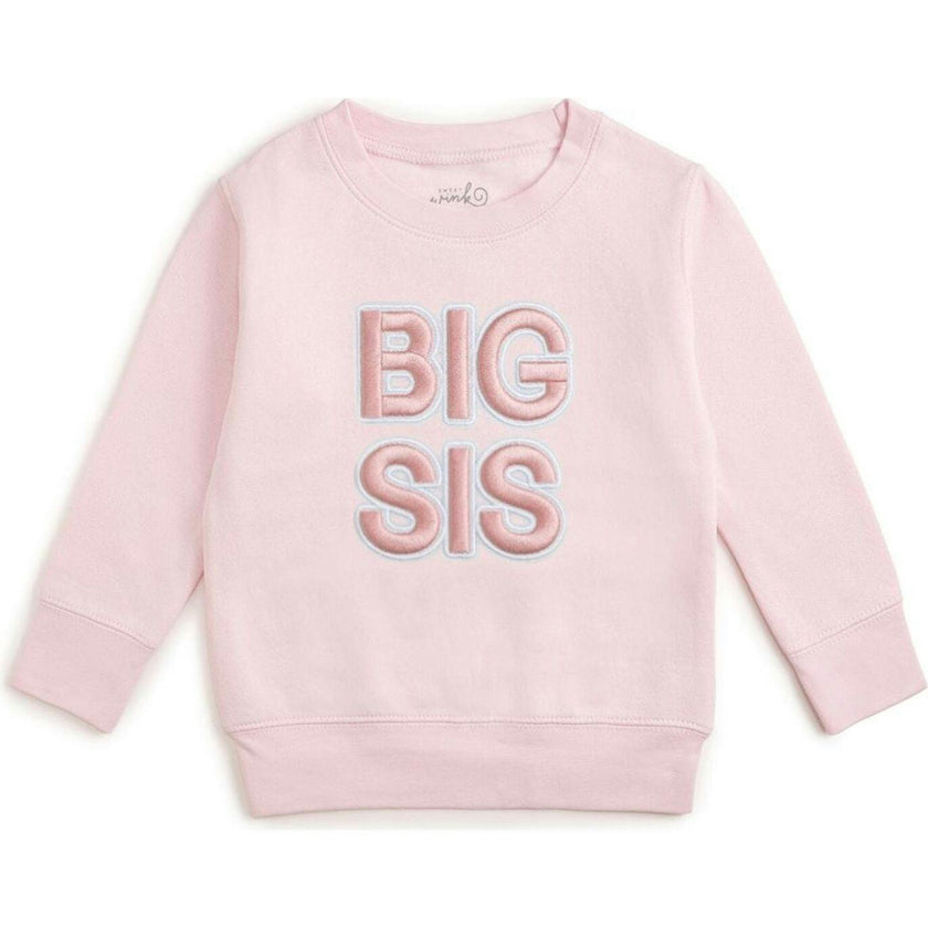 Big Sis Embroidered Patch Sweatshirt