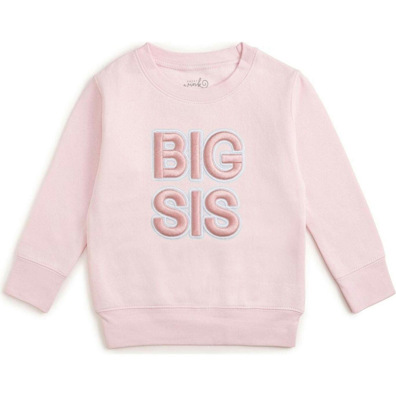 Big Sis Embroidered Patch Sweatshirt