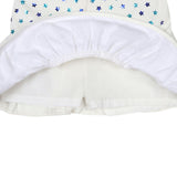 White Sequin Stars Denim Skort