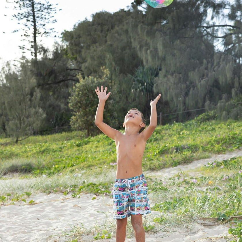 Boys Board Shorts (Bondi Print)