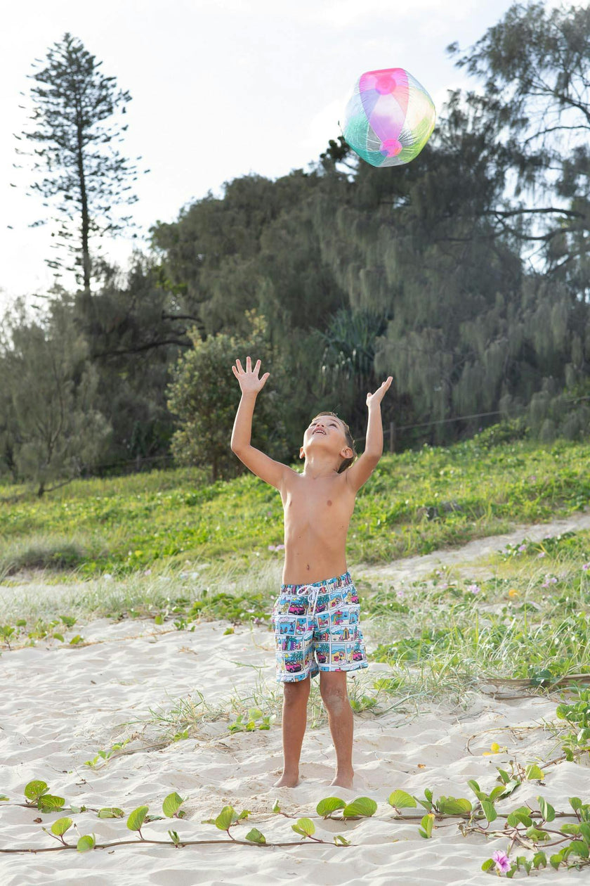 Boys Board Shorts (Bondi Print)