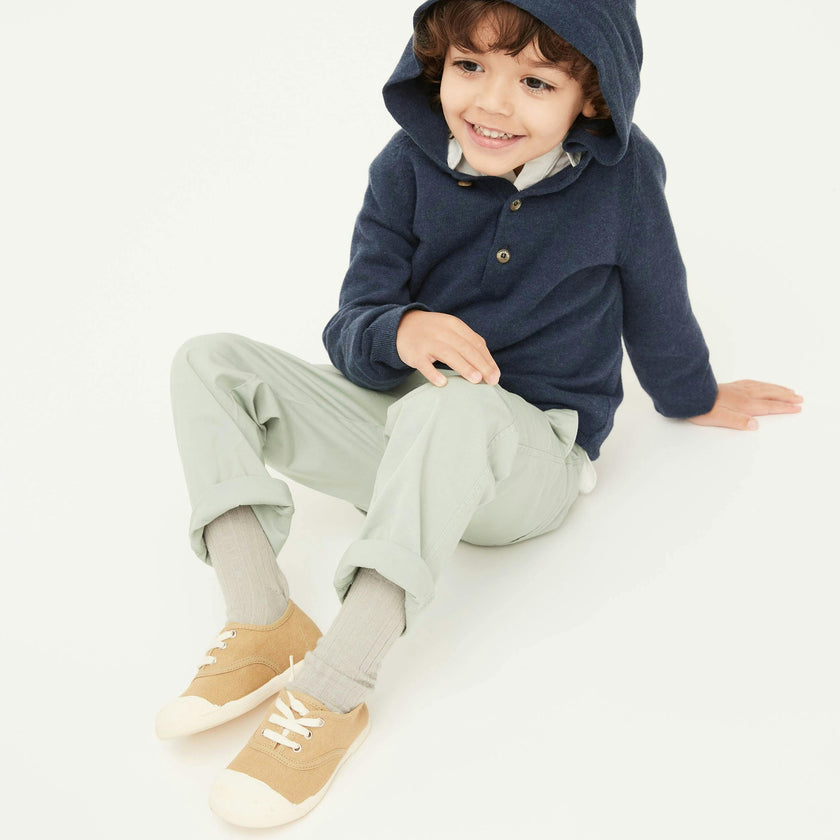 Grey Green Lightweight Chino Trousers