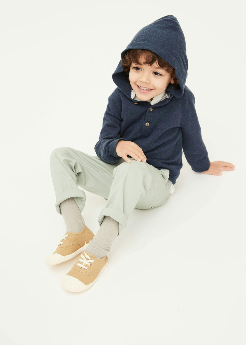 Grey Green Lightweight Chino Trousers