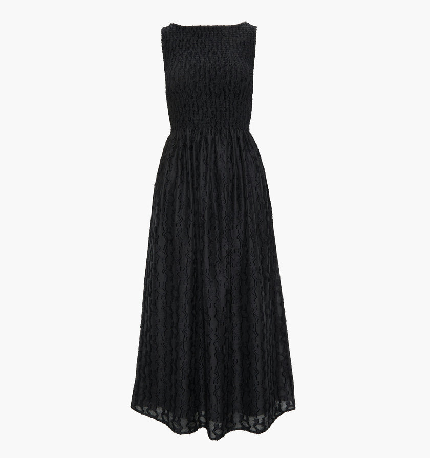 The Cosima Nap Dress - Black Fil Coupé