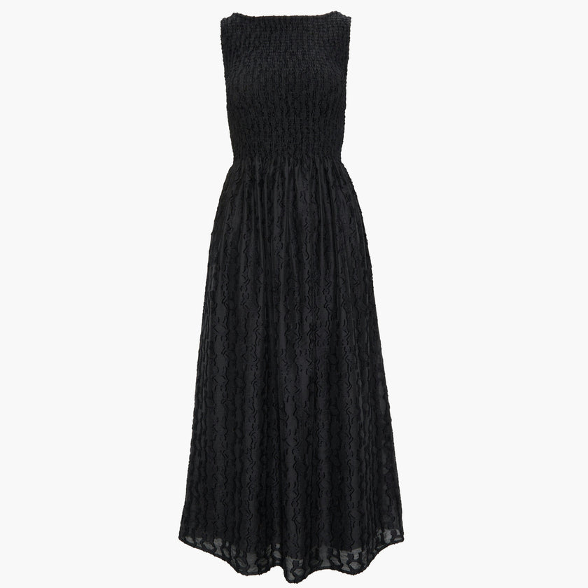 The Cosima Nap Dress - Black Fil Coupé