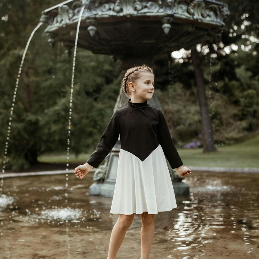 Kai dress (black/ivory)