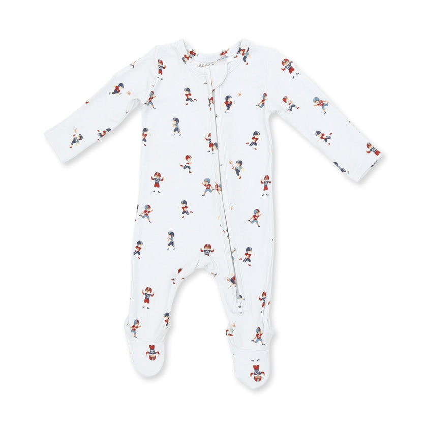 Tiny Footballers - 2 Way Zipper Footie