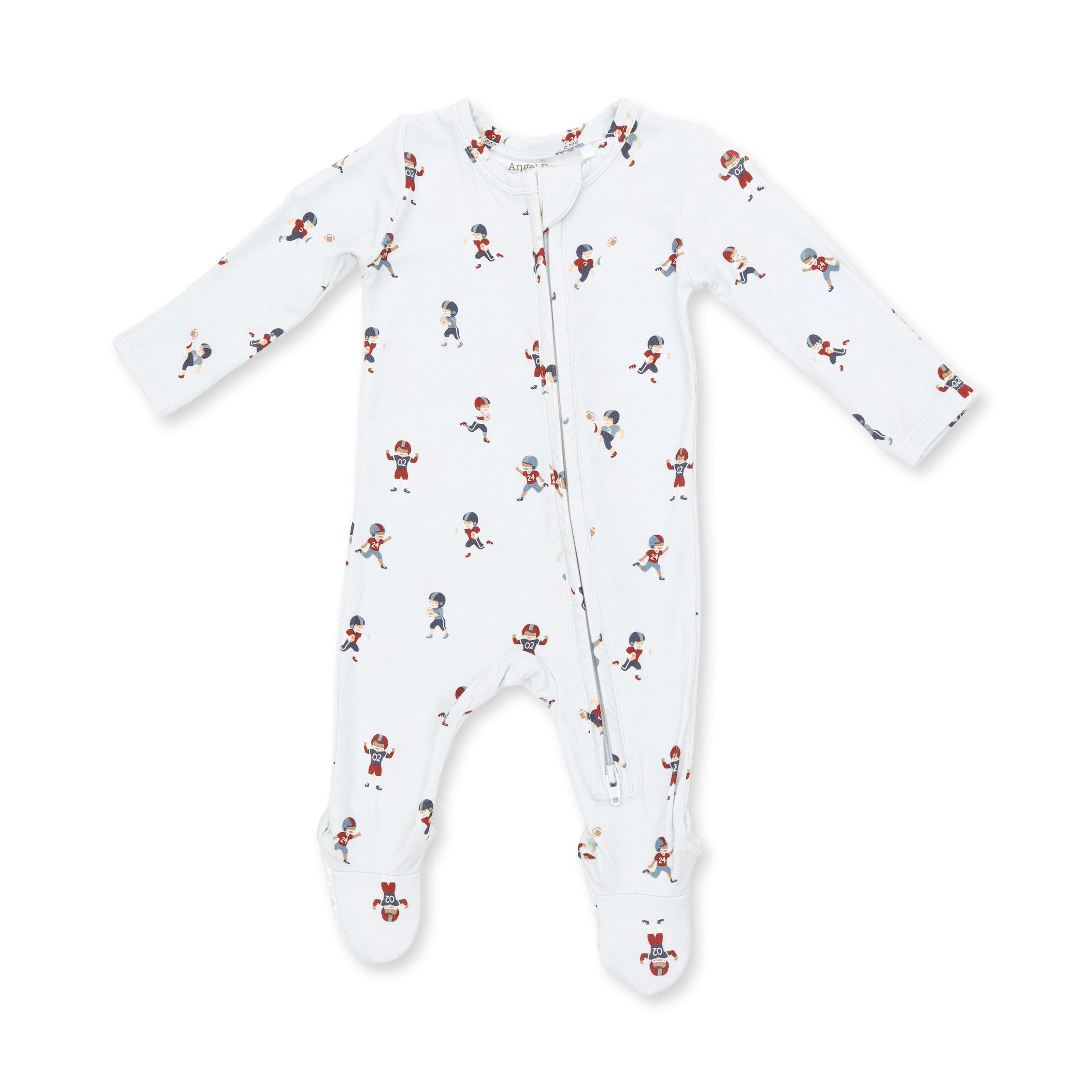 Tiny Footballers - 2 Way Zipper Footie