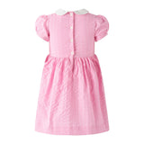 Seersucker Heart Smocked Dress