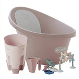 Shnuggle Newborn Bundle: Baby Bath & Accessories Bundle - 5-Piece Set | Cozy Support, Easy Cleanup & Sensory Fun