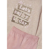 Girl Jumper and Suede Leggings Set