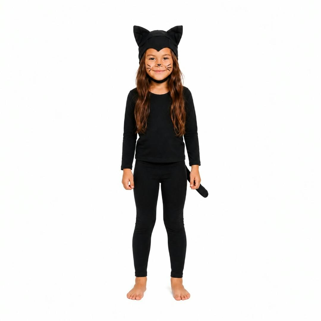 Black Cat Pajama Costume