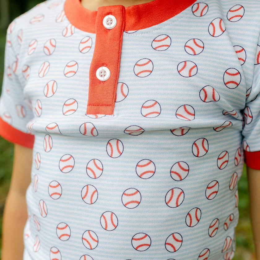 Frankie PJ Set - Home Run Print