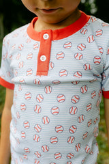 Frankie PJ Set - Home Run Print