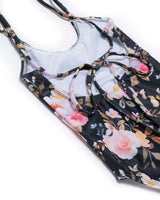 Tie Back One Piece Swimsuit
