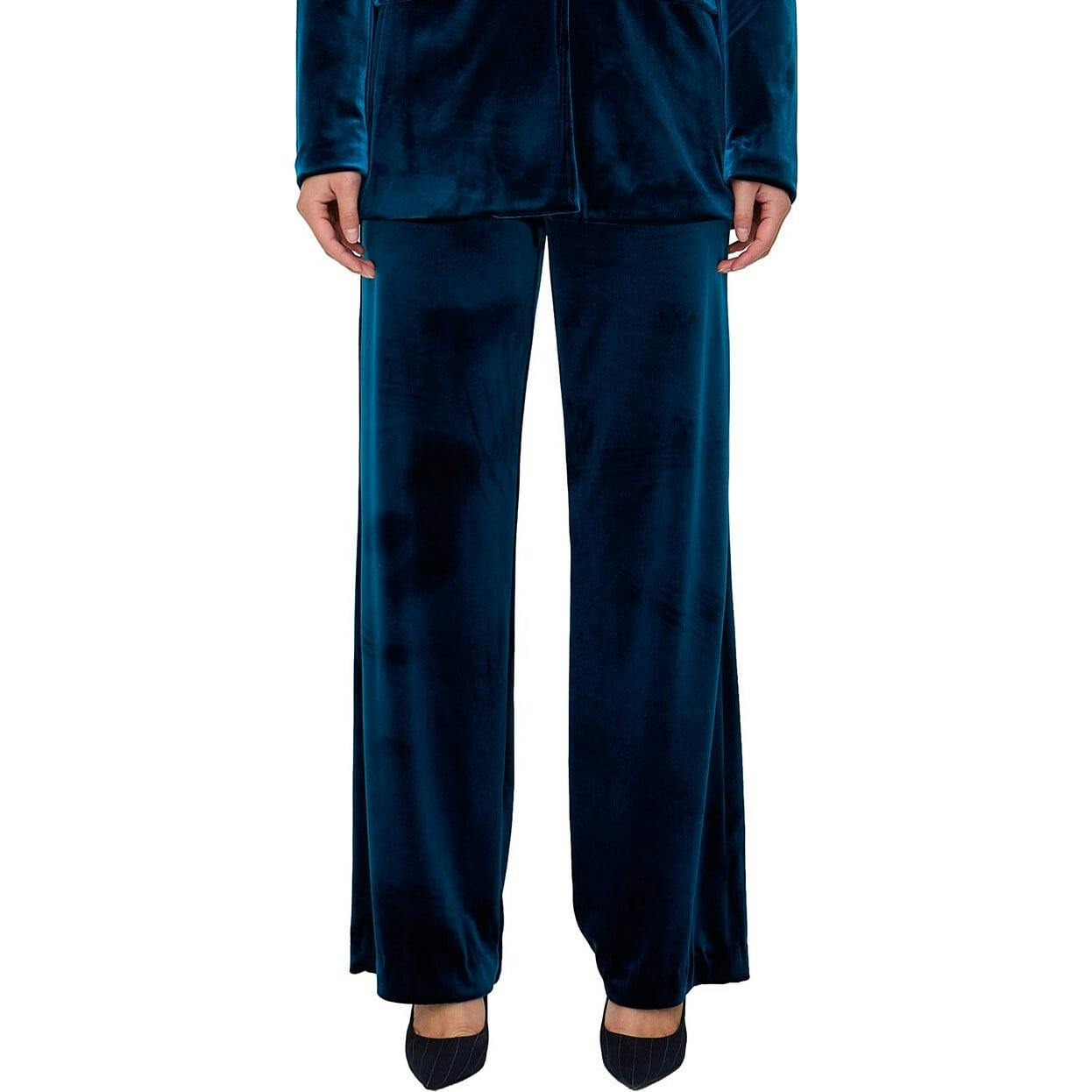 Valerie Straight Leg Velvet Trouser