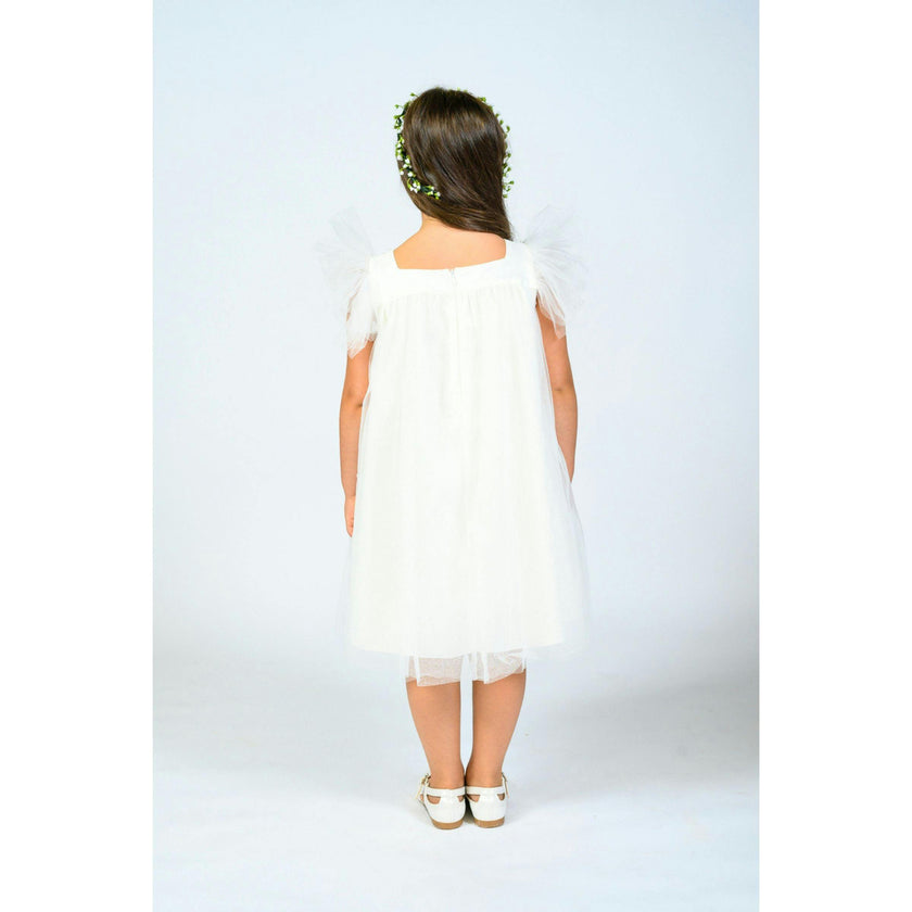 Cream Elena Dress