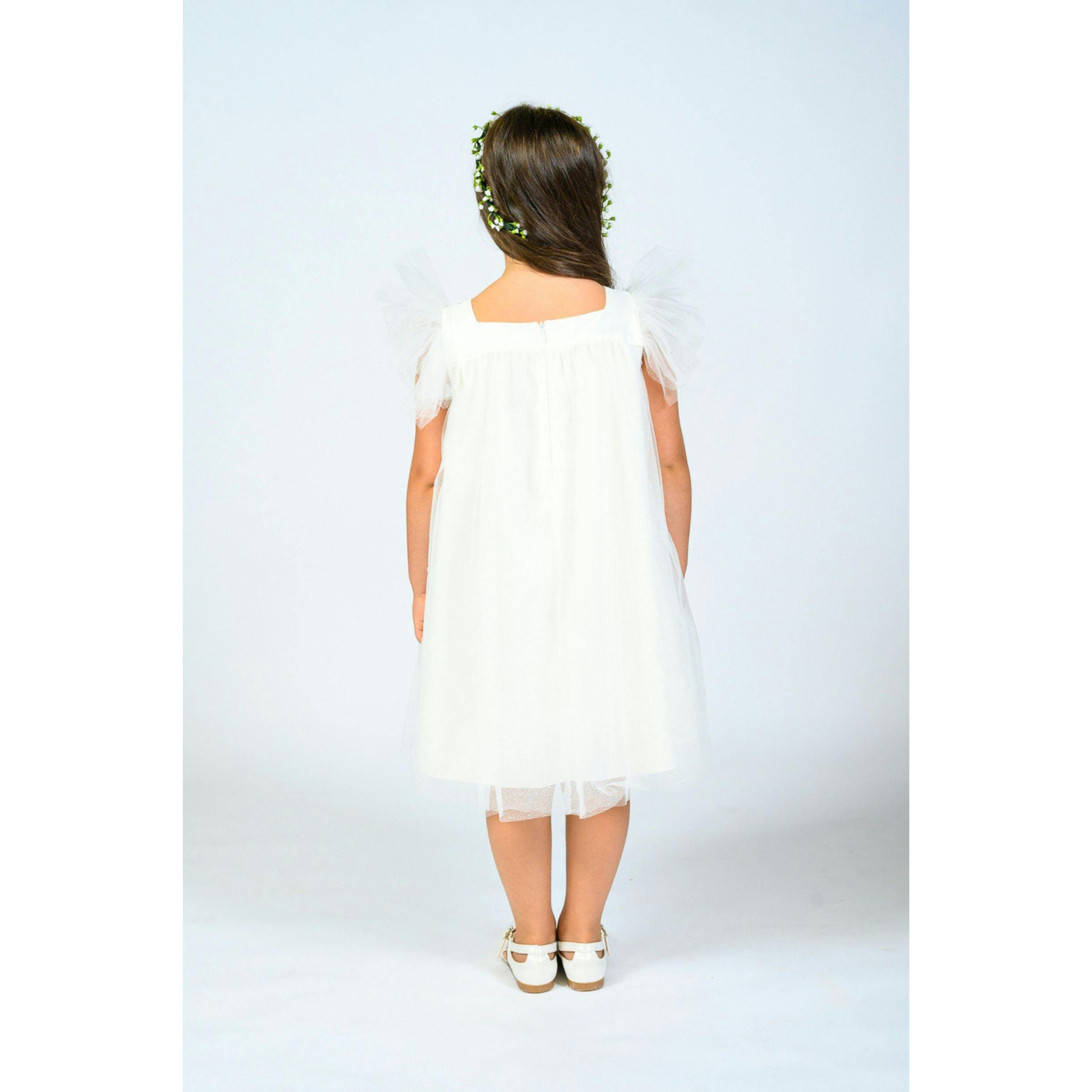 Cream Elena Dress