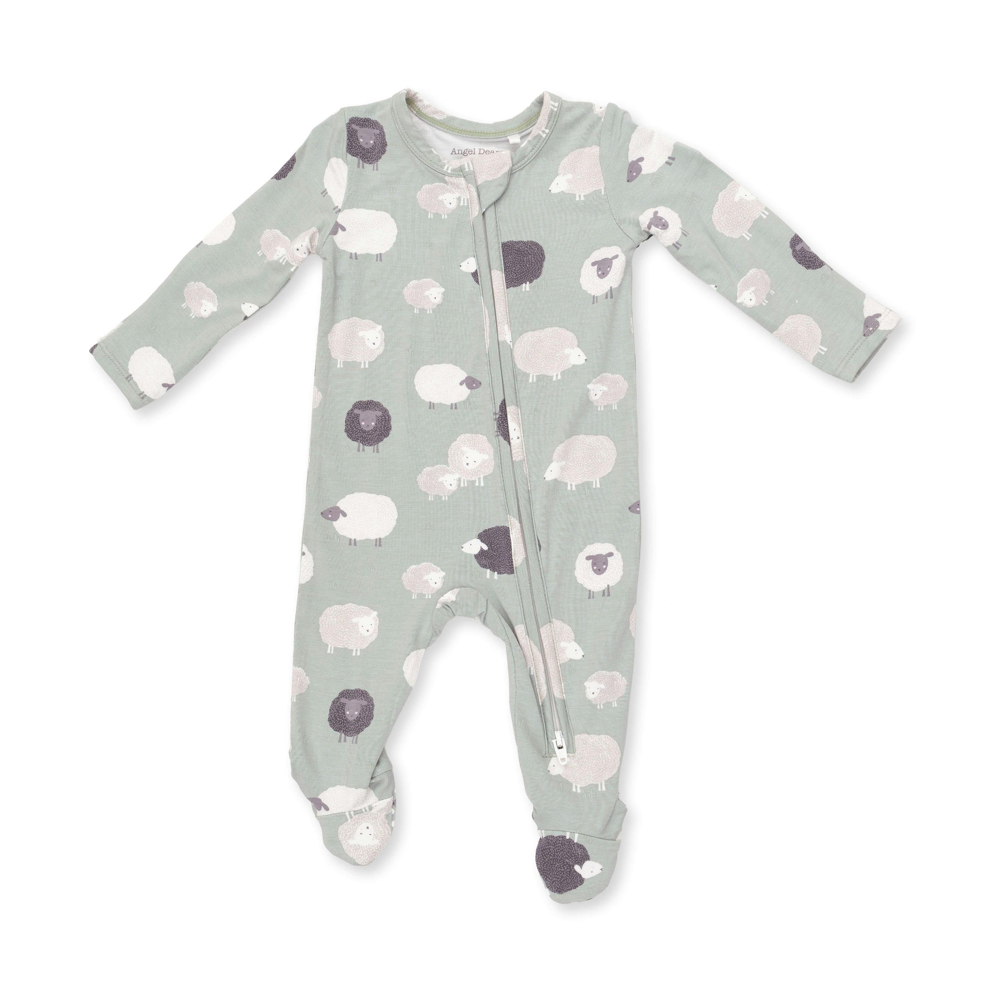 Black Sheep - 2 Way Zipper Footie