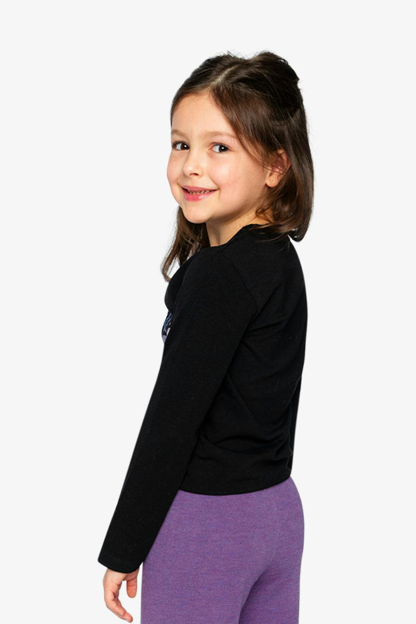 Organic Cotton Jersey T-Shirt Black And Mauve