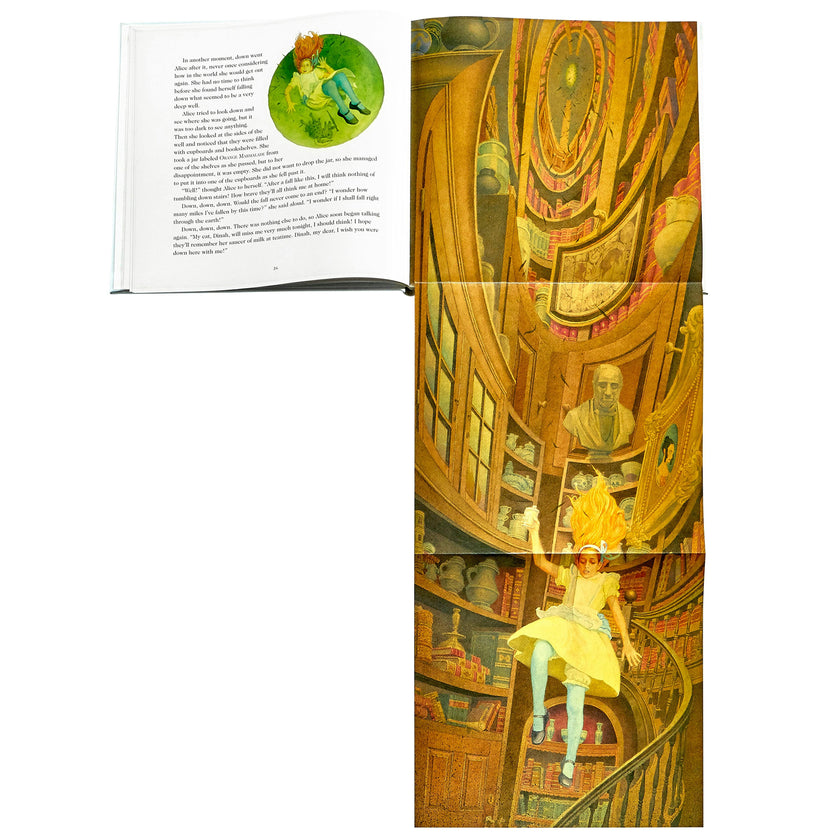 Alice's Adventures in Wonderland Leather Bound Classic Children's Book