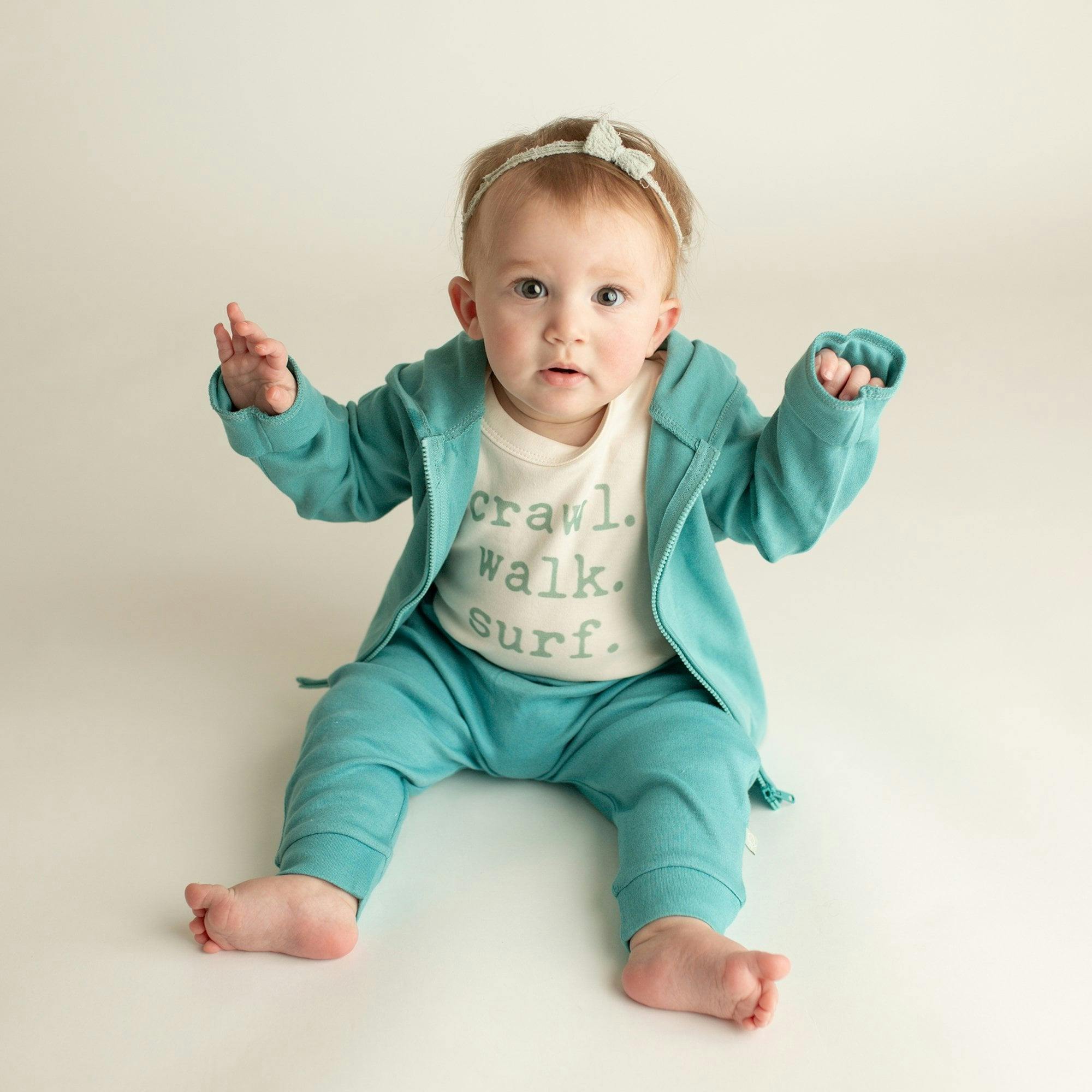 graphic bodysuit | crawl walk surf