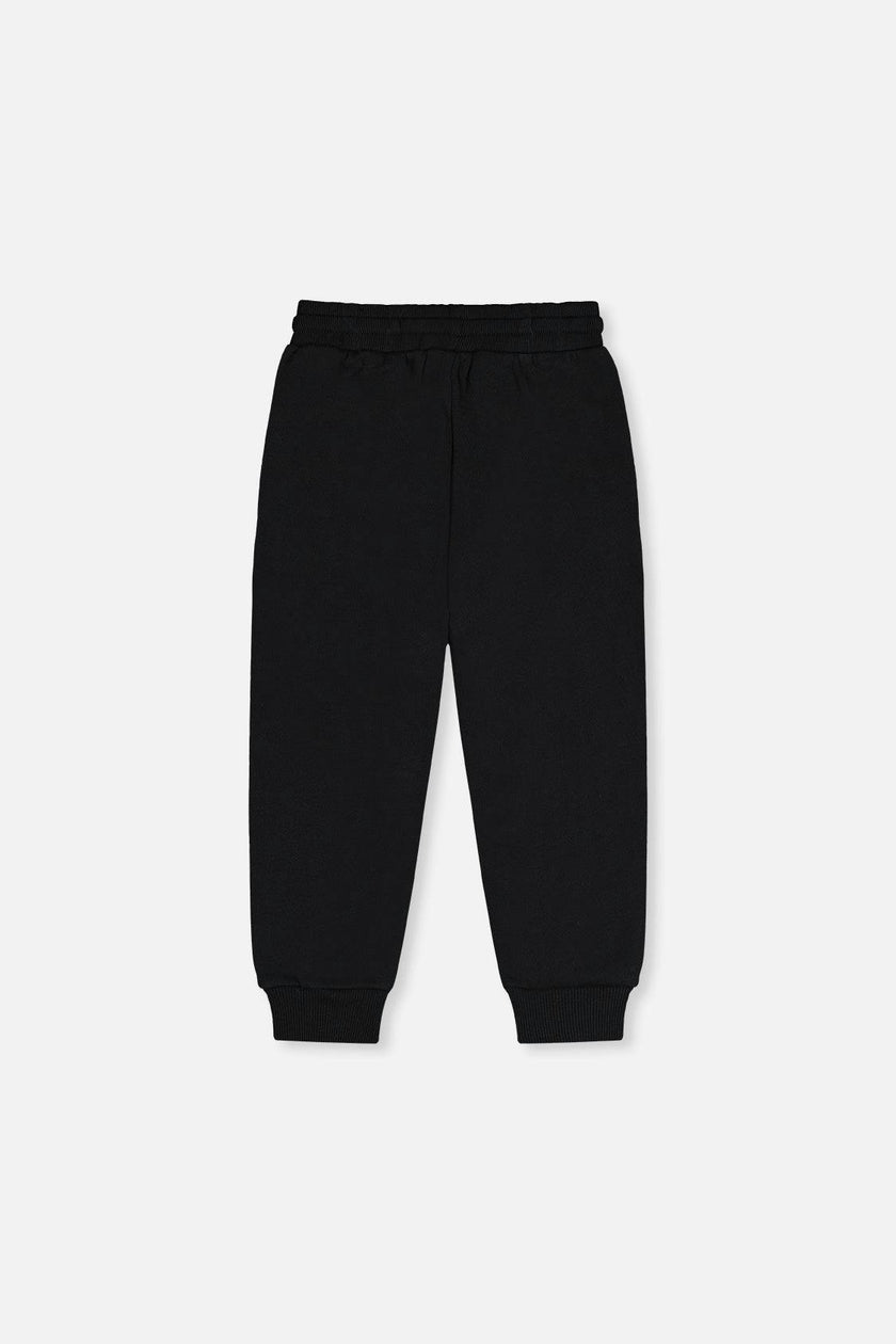 Fleece Sweatpants With Pockets Black