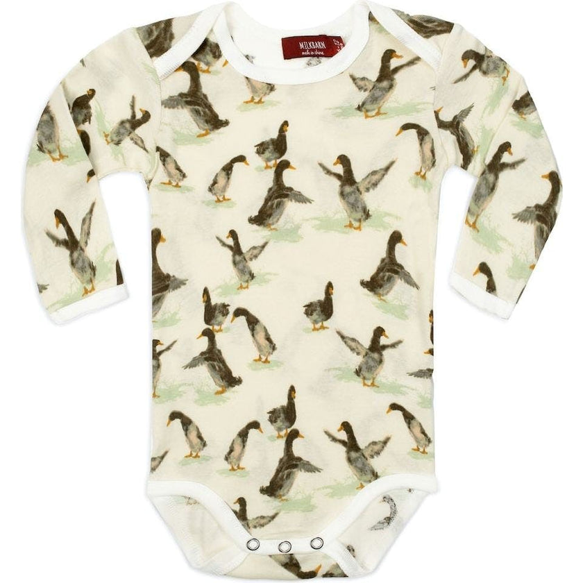 Organic Cotton Long Sleeve One Piece