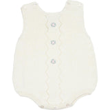 Colette Knit Bubble Romper - Ivory