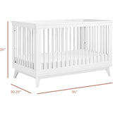 Scoot 3-in-1 Convertible Crib with Toddler Bed Conversion Kit