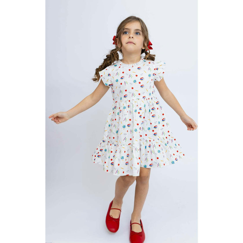 Back to School Ruffle Dress