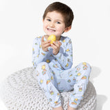 Easter Blue Bamboo Kids Pajamas
