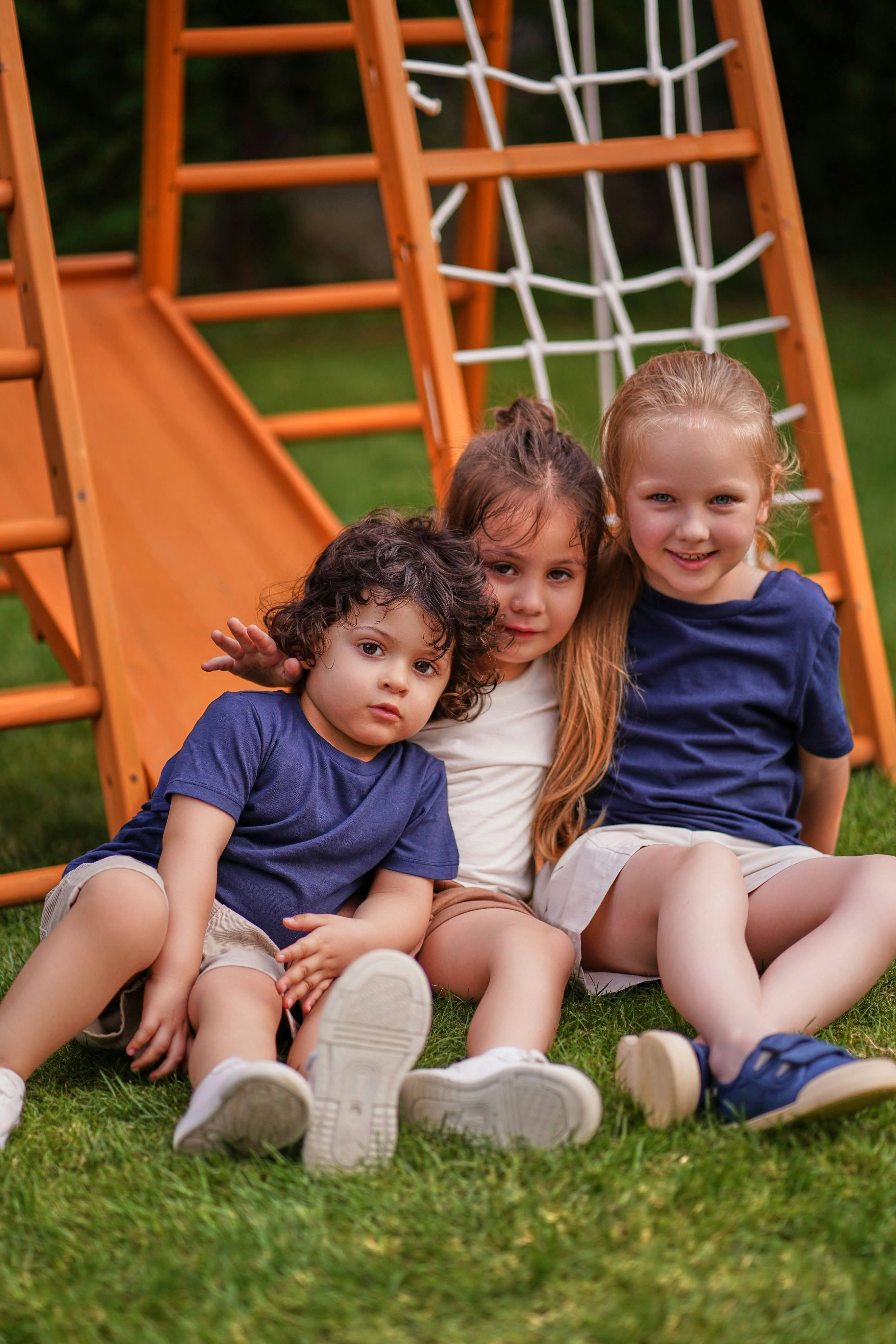 Magnolia 7-in-1 Real Wood Playset | Indoor & Outdoor Climbing Gym for Kids