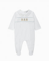 Baby Teddy Smocked Onesie