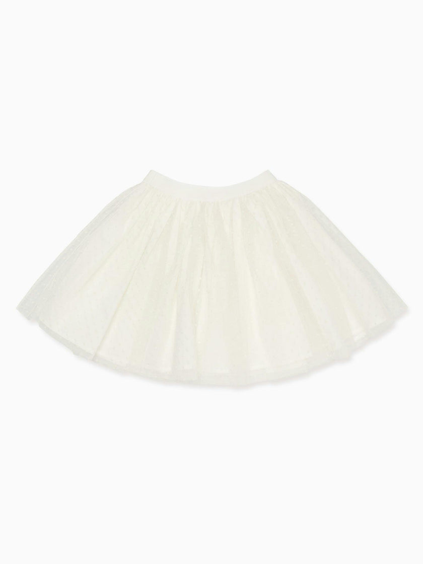 Ivory Tulipan Ceremony Girl Tulle Skirt