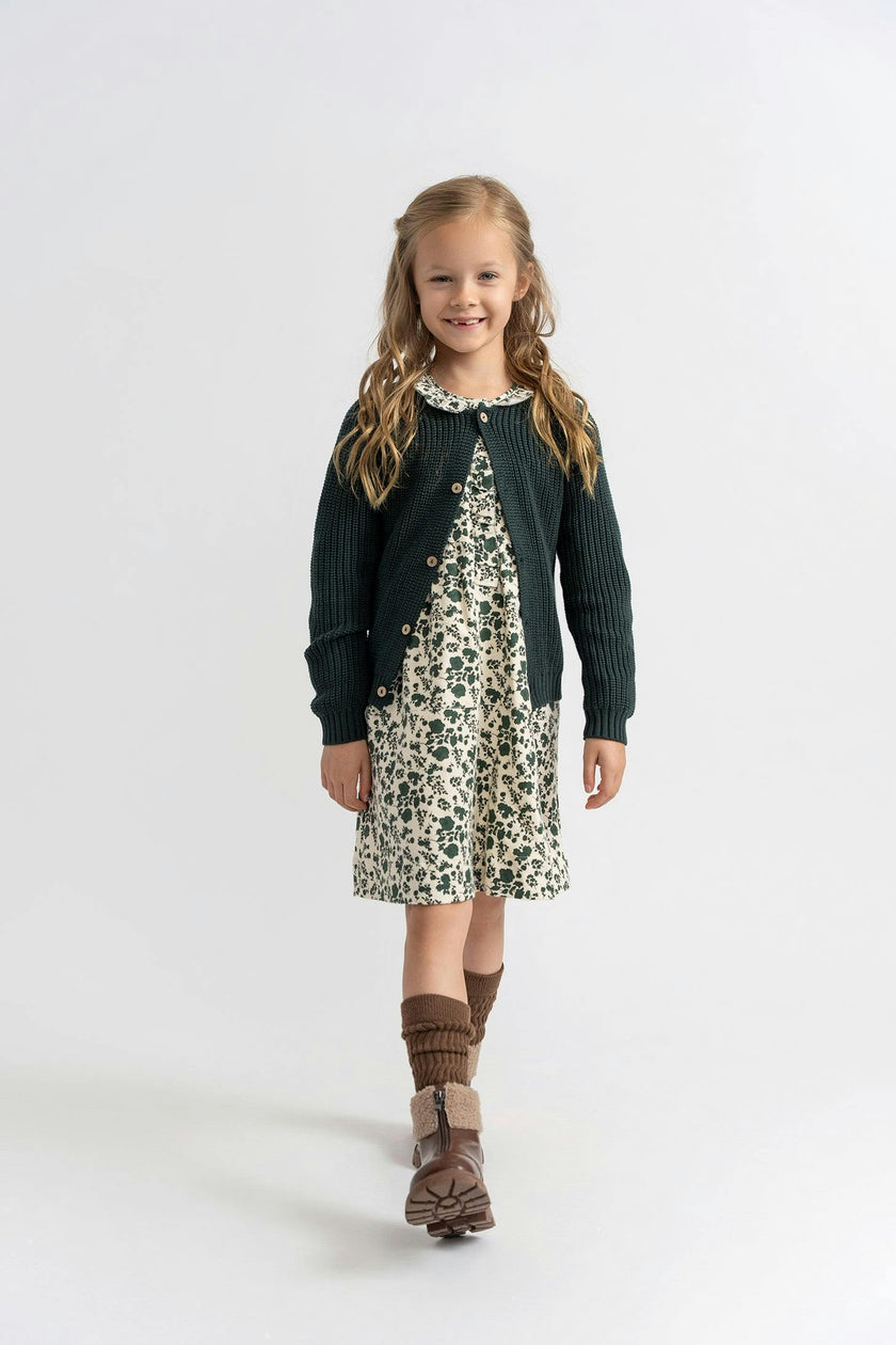Chunky Button Front Knit Cardigan