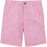 Linen Blend Short, Pink
