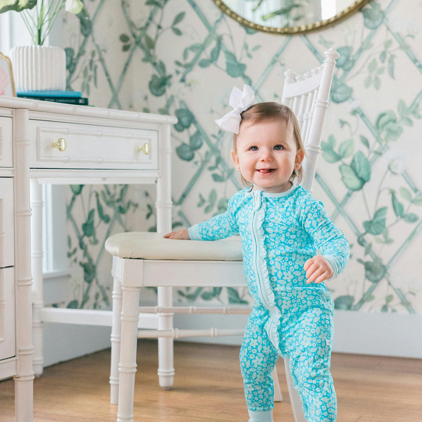 Vivian Bamboo Ruffle Romper