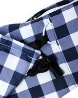 Women's Waterproof Mitten in Navy Gingham