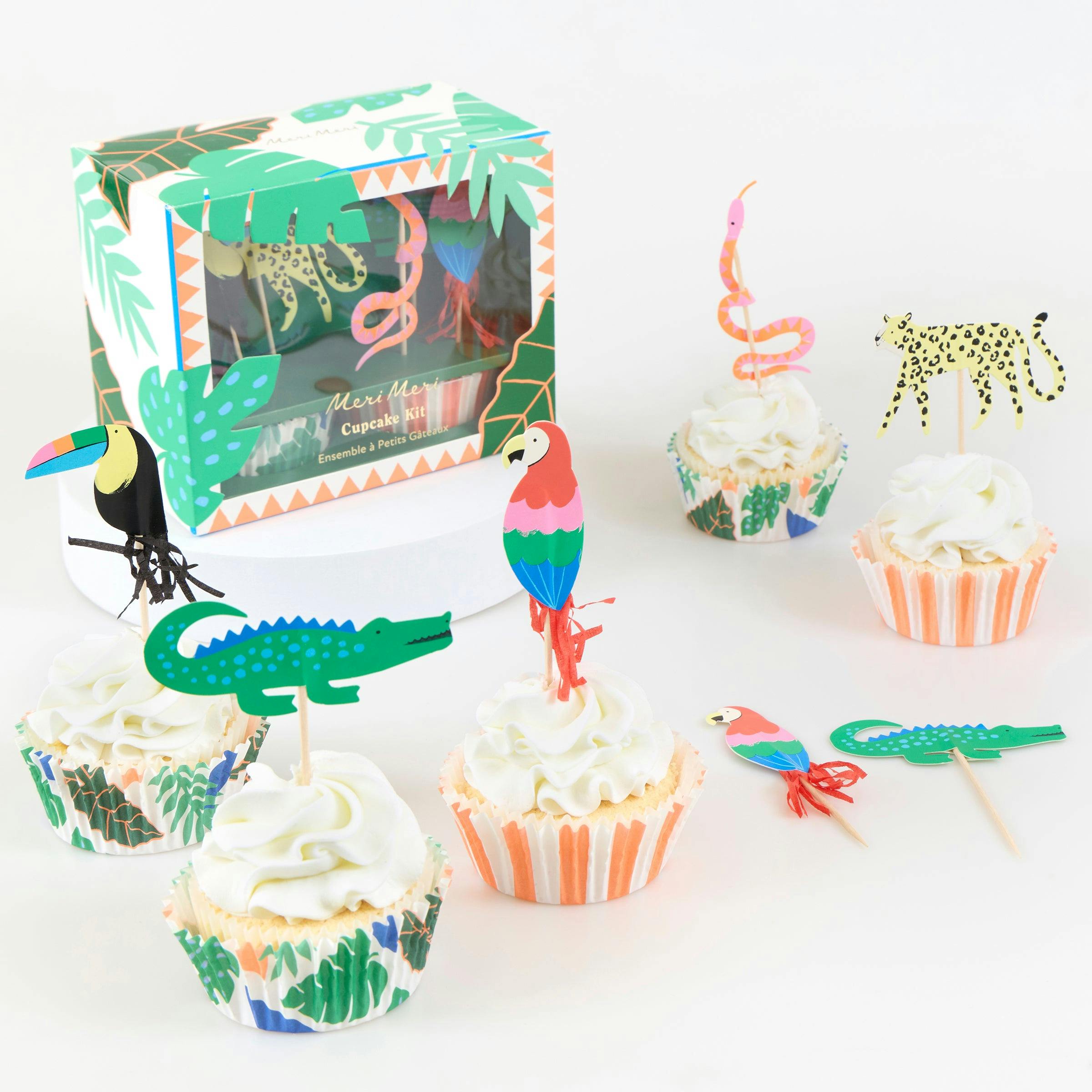 Jungle Jamboree Cupcake Kit